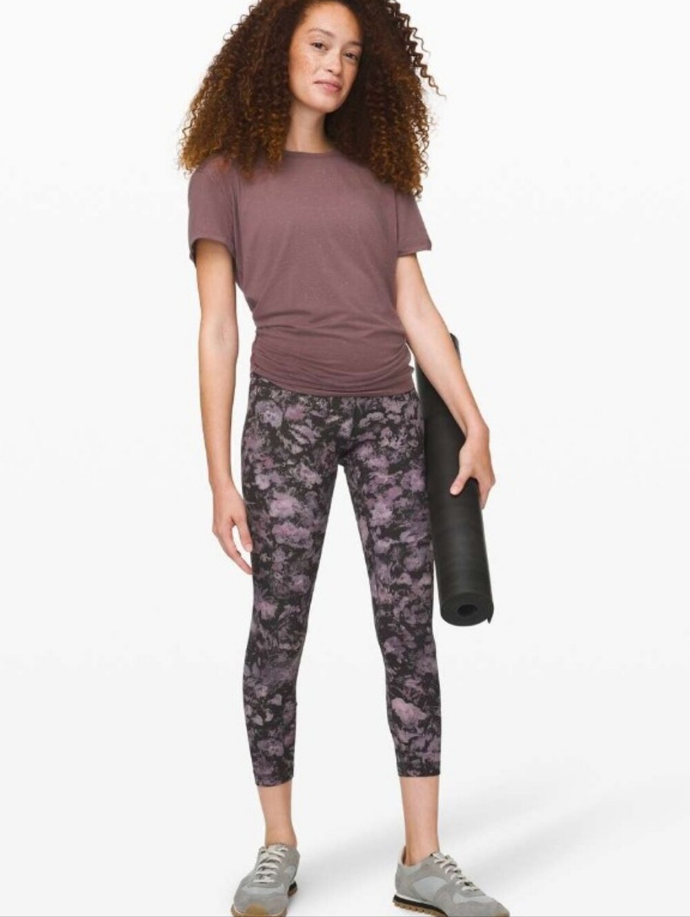lululemon athletica Align Pant II 25" – Floral Illusion Ice Grey Multi